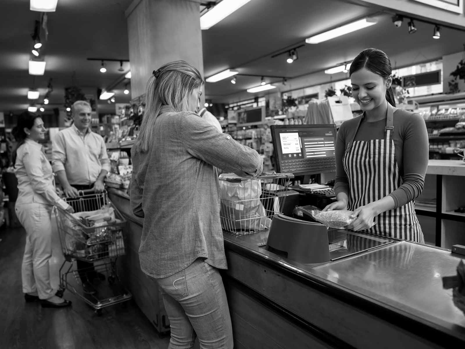 Grocery store checkout