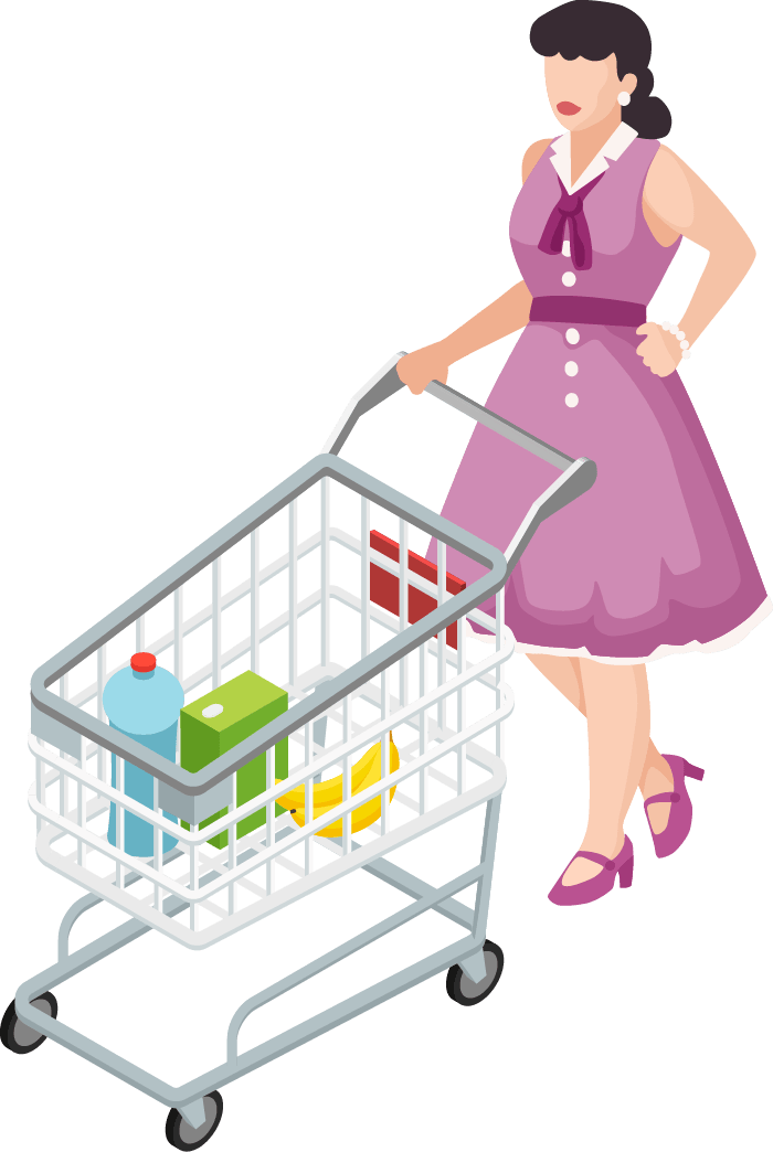 Grocery lady