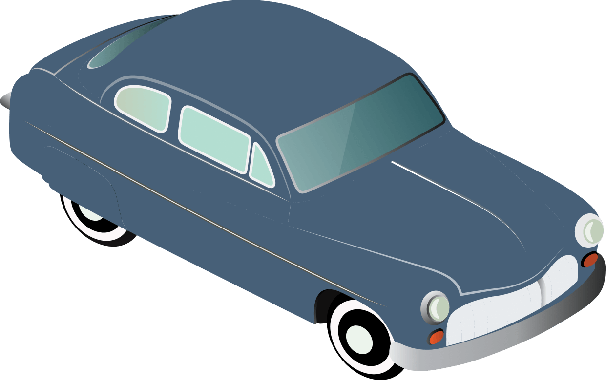 Blue car